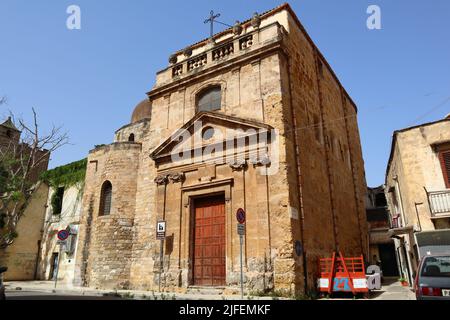 Palerme, Sicile (Italie) : chapelle de la Sainte Trinité (Cappella della Santissima Trinità), Chapelle privée du Palais Zisa Banque D'Images