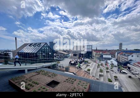 Aarhus, Danemark. 10th juin 2022. Le jardin sur le toit du grand magasin Salling. Credit: Kathrin Deckart/dpa/Alay Live News Banque D'Images