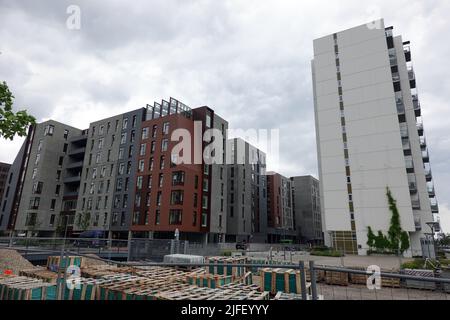 Aarhus, Danemark. 10th juin 2022. Logement dans le nouveau district d'Aarhus Ø crédit: Kathrin Deckart/dpa/Alamy Live News Banque D'Images