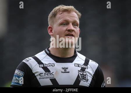 Hull, Royaume-Uni. 02nd juillet 2022. Jordan Johnstone #21 de Hull FC après le match à Hull, Royaume-Uni le 7/2/2022. (Photo de James Heaton/News Images/Sipa USA) crédit: SIPA USA/Alay Live News Banque D'Images