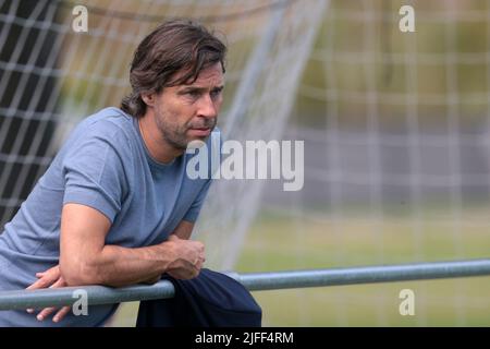 EINDHOVEN - Directeur technique John de Jong pendant le match amical entre le PSV Eindhoven et le cercle Brugge au PSV Campus de Herdgang sur 2 juillet 2022 à Eindhoven, pays-Bas. PNA JEROEN PUTMANS Banque D'Images