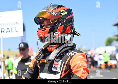 Misano, Italie. 02nd juillet 2022. Fanatec GT World Challange - Misano COURSE 1 Team WRT Audi R8 LMS evo II GT3 Charles Weerts crédit: Independent photo Agency/Alay Live News Banque D'Images