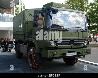 Mercedes-Benz Atego 1018 4x4 dans Eurosatory 2008 Military exibition Banque D'Images