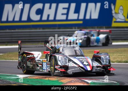 Autodromo di Monza, Monza, Italie, 03 juillet 2022, 88 AF CORSE - Oreca 07 Gibson (F. Perrodo, N. Nielsen, A. Rovera) pendant ELMS 2022 - European le Mans Series - Endurance Banque D'Images