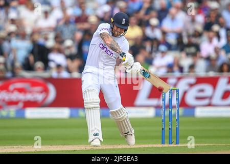 Ben Stokes d'Angleterre en action pendant le match Banque D'Images