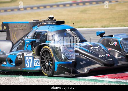 37 COURSE COOL - Oreca 07 Gibson (N. Lapierre, N. Kruetten, Y. Ye) pendant ELMS 2022 - série européenne le Mans, Endurance à Monza, Italie, 03 juillet 2022 Banque D'Images