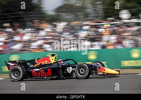 Silverstone, Royaume-Uni. 3rd juillet 2022. Silverstone, Royaume-Uni. 3rd juillet 2022. 05 LAWSON Liam (nzl), Carlin, Dallara F2, action pendant la ronde 7th du Championnat de Formule 2 de la FIA 2022, sur le circuit Silverstone, de 1 juillet à 3, 2022 à Silverstone, Royaume-Uni - photo Xavi Bonilla / DPPI crédit: DPPI Media / Alamy Live News crédit: DPPI Media / Alamy Live News Banque D'Images