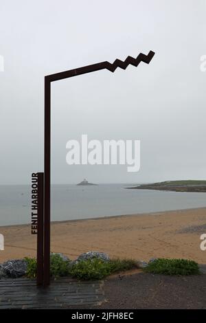 Fenit Harbour dans le comté de Kerry Banque D'Images