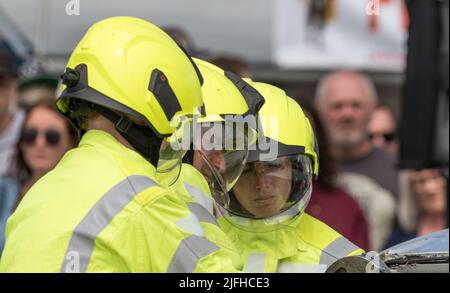 Exposition par la police, les services d'incendie et d'ambulance, Eastbourne, East Sussex, Royaume-Uni Banque D'Images