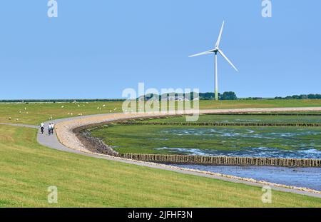 Piste cylongeant la plage est sur 29 juin 2022 à Wyk, île de Foehr, Allemagne. © Peter Schatz / Alamy stock photos Banque D'Images