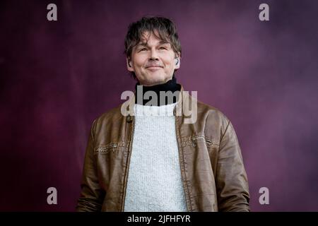 Morten Harket, du groupe norvégien a-ha, se présentant en Norvège en juin 2022 Banque D'Images