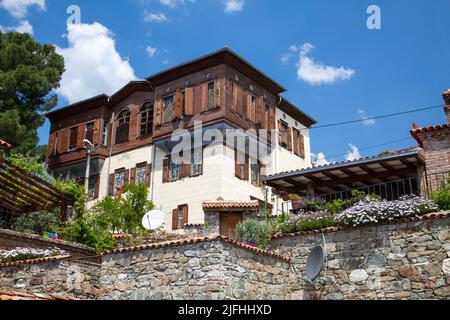 La résidence Abdullah Efendi à Altinoluk, Balikesir - Turquie l’histoire de la résidence Abdullah Efendi remonte à 160 ans Banque D'Images