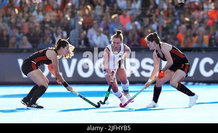 Amstelveen, Niederlande. 03rd juillet 2022. Firo : 07/03/2022, Hockey, hockey sur gazon, femmes, Dames, FIH Hockey coupe du monde Espagne et pays-Bas 2022, WM, coupe du monde 2022 Espagne et pays-Bas, Allemagne - pays-Bas Nike LORENZ, GER/dpa/Alay Live News Banque D'Images