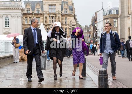 Les diplômés de Cambridge assistent à la cérémonie de remise des diplômes ce matin au Sénat. Photo prise le 29th juin 2022. © Belinda Jiao jiao.bilin@gmail. Banque D'Images