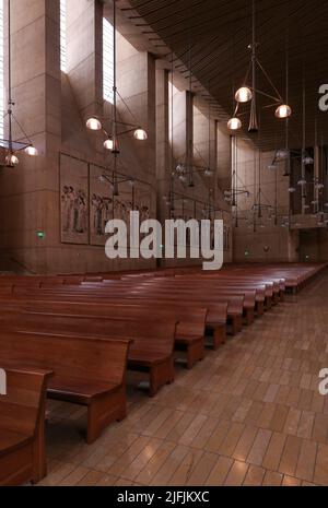 Cathédrale notre-Dame des Anges, architecte Rafael Moneo, 2017 Banque D'Images