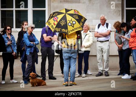 Visites à pied gratuites de Manchester Banque D'Images