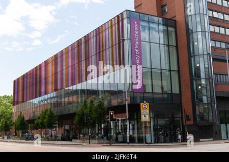 Manchester University Business School, campus d'Oxford Road. Alliance MBS, Royaume-Uni Banque D'Images