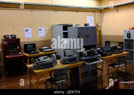 RAF Troywood, centre d'exploitation BT, bunker secret d'Écosse, Fife Banque D'Images