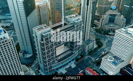 Pékin, Chine. 4th juillet 2022. La photo du fichier montre une vue extérieure de la Bourse de Shanghai à la nouvelle zone de Pudong à Shanghai, en Chine orientale. Credit: Xinhua/Alay Live News Banque D'Images