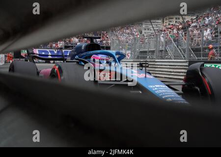 28.05.2022, circuit de Monaco, Monte Carlo, FORMULE 1 GRAND PRIX DE MONACO 2022 , im Bild Fernando Alonso (ESP), Alpine F1 Team Banque D'Images