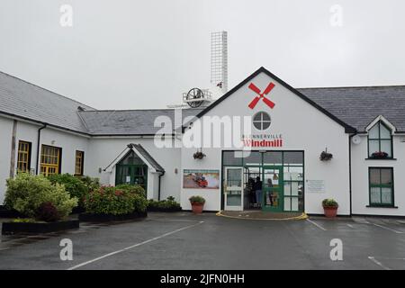 Centre d'accueil de Bennerville Windmill dans le comté de Kerry Banque D'Images