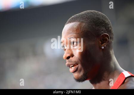 Berlin, Allemagne. 25th juin 2022. Vainqueur Owen ANSAH (HSV Hamburg Hamburg Hamburg Hamburg/ 1st place) finale masculine 100m sur 25.06.2022 Championnats d'athlétisme allemands 2022, à partir de 25,06. - 06/26/2022 à Berlin/Allemagne. ÃÂ crédit : dpa/Alay Live News Banque D'Images