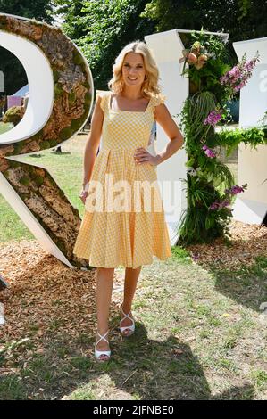 4th juillet 2022. Surrey, Royaume-Uni. 04/07/2022, Charlotte Hawkins, Press Day RHS Hampton court Palace Garden, Festival, East Molesey. Crédit : michael melia/Alay Live News Banque D'Images