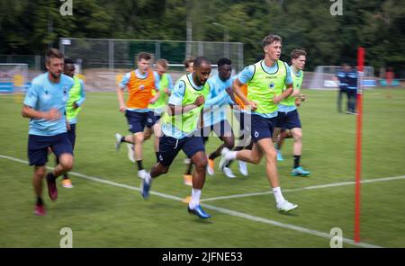 Wageningen, pays-Bas, 04 juillet 2022, Denis Odoi du Club photographié lors d'un camp d'entraînement de l'équipe belge de première ligue Club Brugge KV, à Wageningen, pays-Bas, en prévision de la saison 2022-2023, le lundi 04 juillet 2022. BELGA PHOTO VIRGINIE LEFOUR Banque D'Images