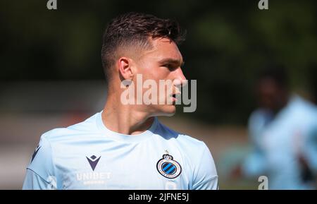 Wageningen, pays-Bas, 04 juillet 2022, Ferran Jutgla du Club photographié lors d'un camp d'entraînement de l'équipe belge de première ligue Club Brugge KV, à Wageningen, pays-Bas, avant la saison 2022-2023, lundi 04 juillet 2022. BELGA PHOTO VIRGINIE LEFOUR Banque D'Images