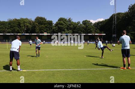 Wageningen, pays-Bas, 04 juillet 2022, Illustration photo montre un camp d'entraînement de l'équipe belge de première ligue Club Brugge KV, à Wageningen, pays-Bas, avant la saison 2022-2023, lundi 04 juillet 2022. BELGA PHOTO VIRGINIE LEFOUR Banque D'Images