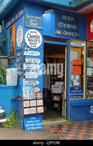 Dingle Record Shop en Irlande Banque D'Images