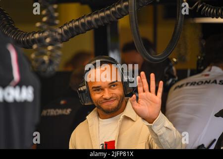 Silverstone, Royaume-Uni. 04th juillet 2022. SILVERSTONE, Angleterre, 02. JUILLET 2022; Nicolas HAMILTON, GBR, demi-frère de Lewis HAMILTON, crédit: SPP Sport Press photo. /Alamy Live News Banque D'Images