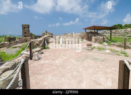 CAYCUMA, ZONGULDAK, TURQUIE. 20 JUILLET 2021. Tios ou la ville ancienne. Il est situé dans la ville de Filyos, dans le quartier de Çaycuma. Banque D'Images