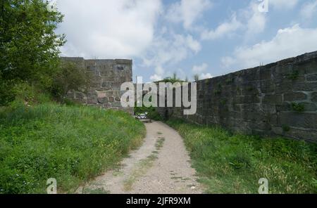 CAYCUMA, ZONGULDAK, TURQUIE. 20 JUILLET 2021. Tios ou la ville ancienne. Il est situé dans la ville de Filyos, dans le quartier de Çaycuma. Banque D'Images