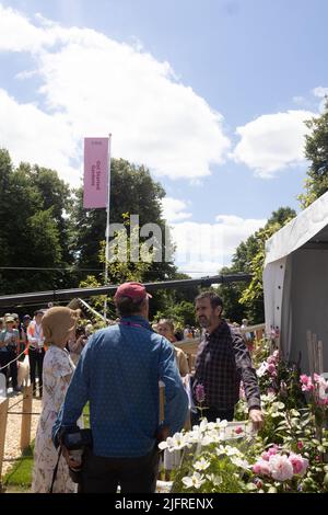 Londres, Royaume-Uni - 04/07/2022, scènes du premier jour du RHS Hampton court Garden Festival 4th juillet 2022 Banque D'Images