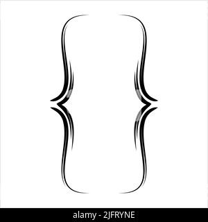 Icône de support curly, accolades Illustration d'art vectoriel Illustration de Vecteur