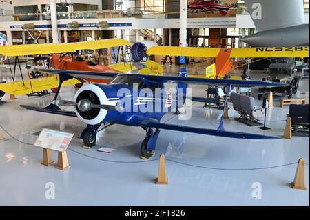 Beechcraft Model 17 Staggerwing Banque D'Images