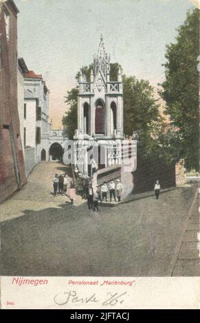 Partie du Château de Bat-Bouwe-Zate (Château Hello) Banque D'Images