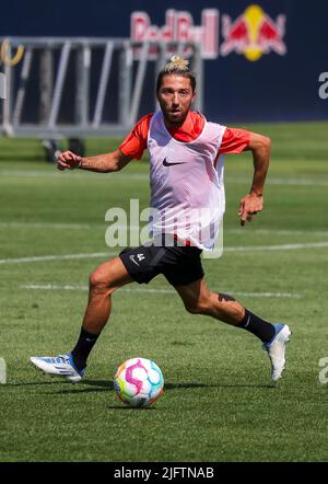 Leipzig, Allemagne. 05th juillet 2022. Football, Bundesliga, formation publique RB Leipzig, centre de formation: Kevin Kampl de Leipzig s'entraîne avec l'équipe. Credit: Jan Woitas/dpa/Alay Live News Banque D'Images