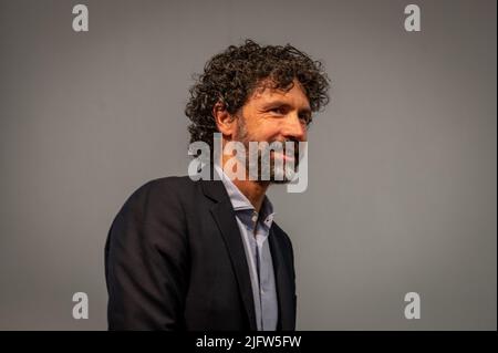 Damiano Tommasi - Maire de Vérone (Italie) pendant Luca Pancalli reçoit le prix Olympus, nouvelles à Bussolengo (VR), Italie, 04 juillet 2022 Banque D'Images