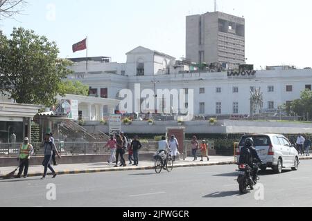 Routes du CP, New Delhi, Inde Banque D'Images