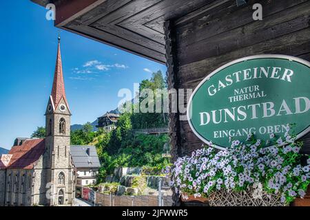 L'église paroissiale de Saint-Predim à Bad Gastein, Salzbourg, Autriche Banque D'Images