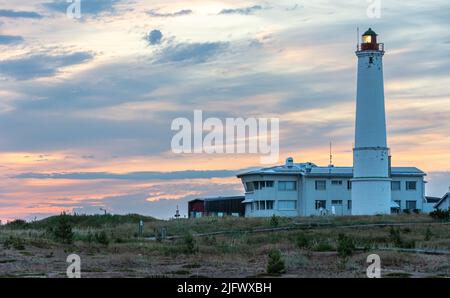 Le vieux phare de Marjaniemi à Hailuodo, en Finlande Banque D'Images