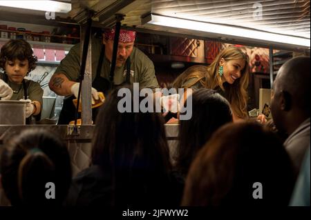 EMJAY ANTHONY, Jon Favreau, SOFÍA VERGARA, chef, 2014 Banque D'Images