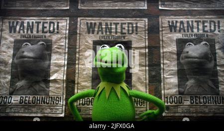 KERMIT, MUPPETS Most Wanted, 2014 Banque D'Images