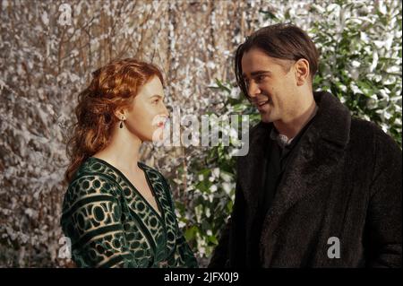 JESSICA BROWN FINDLAY, Colin Farrell, WINTER'S TALE, 2014 Banque D'Images