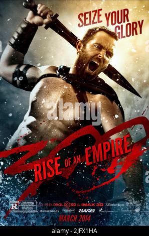 SULLIVAN STAPLETON POSTER, 300: RISE OF AN EMPIRE, 2014 Banque D'Images