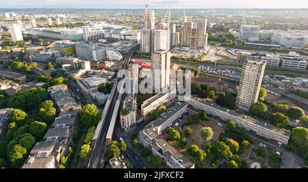 Lancaster West Estate, North Kensington à Londres, Angleterre Banque D'Images