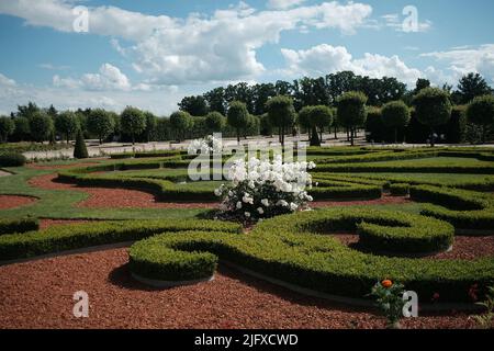 Riga, Riga, Lettonie. 5th juillet 2022. Le Palais RundÄle est l'un des deux grands palais baroques construits pour les Ducs de Courland dans ce qui est maintenant la Lettonie. (Image de crédit : © Uygar Ozel/ZUMA Press Wire) Banque D'Images