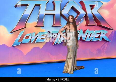 Londres, Royaume-Uni, 5th juillet 2022 Tessa Thompson au Gala de l'équipe britannique de Thor Love and Thunder, le nouveau film très attendu de Marvel Studios, à Odeon Luxe Leicester Square, Londres, Credit: Nils Jorgensen/Alay Live News Banque D'Images